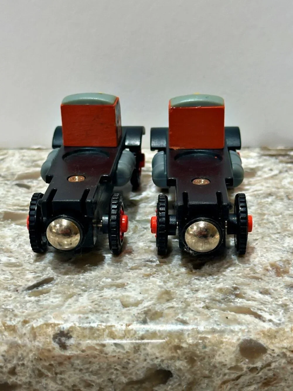 Thomas & Friends Wooden Railway Max & Monty 15 16 Twin Dump Trucks Incomplete